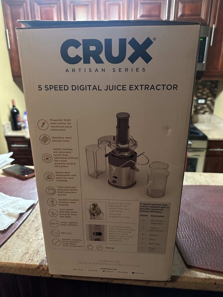 fruit juicer crux juicer speed