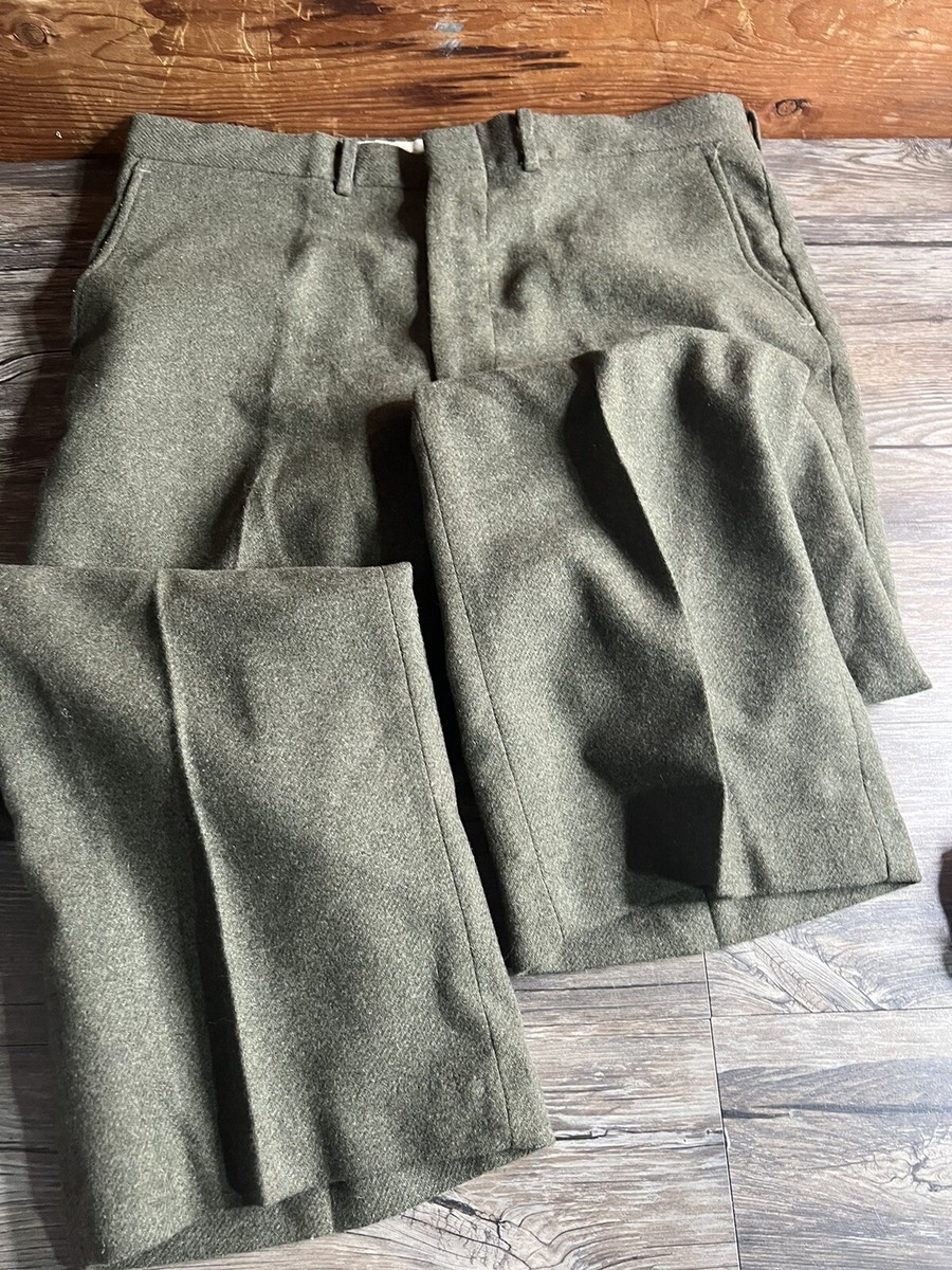 Vintage Sears Sportswear Wool Green Pants 36x30 C39 | eBay