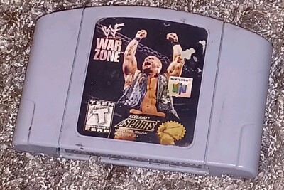 WWF War Zone Nintendo 64 Wrestling N64 Cartridge STONECOLD STEVE