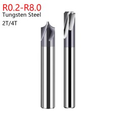 Corner Rounding End Mill R0.2-R8.0 Milling Cu...