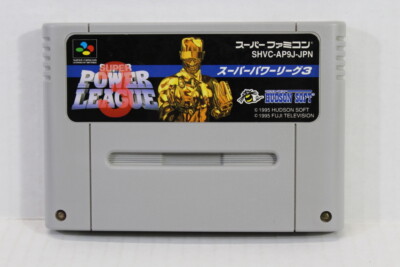 Super Power League 3 SFC Nintendo Super Famicom SNES Japan Import US Seller