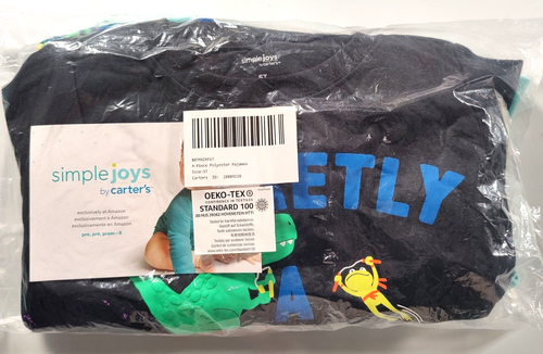 Simple Joys by Carters Toddler Boys 5T Pajamas Sets OEKO-TEX Ninja Dinosaur NIP - Picture 3 of 5