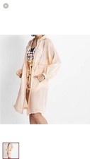 Women's Cinched Waist Hooded Parka Organza Jacket - Future Collective With