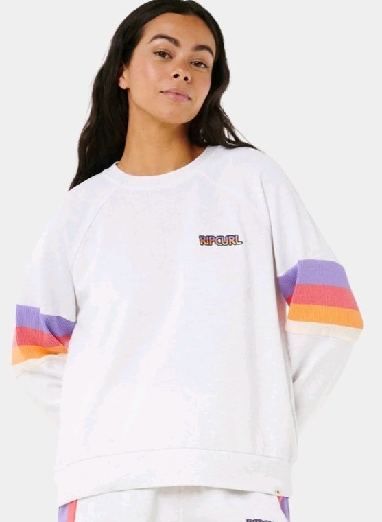 Ripcurl Las Dalias Women's Crewneck Pullover Sweatshirt Size M/L