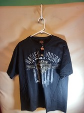 Harley-Davidson An American Legend Front And Back Graphics Apols  Large New Tags