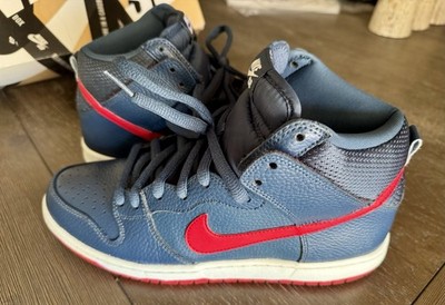 Nike Dunk Pro SB High Squadron Blue/Red Size 10.5