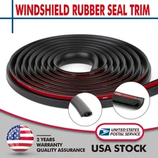 10ft T Shape Rubber Seal Car Window Edge Guard Molding Protectors Strip Black