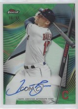 2020 Topps Finest Green Wave Refractor 36/99 Jake Bauers #FA-JB Auto 00m5