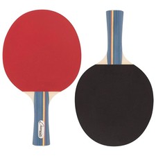 Champion Sports Pro 14 7 Ply Pips In Rubber Face Table Tennis Paddle - Red/Black