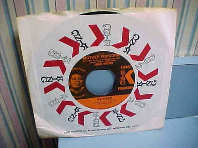 JAMES BROWN - PROMO - MOTHER POPCORN -PARTS 1 & 2 - MINT VINYL & EX AUDIO (FUNK)
