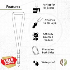 LSU Tigers Geaux Lanyard, Louisiana State University Desert Cactus