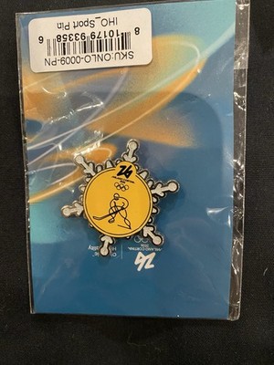 Milano Cortina Italy 2026 Olympic Hockey Snowflake Hospitality Pin bage