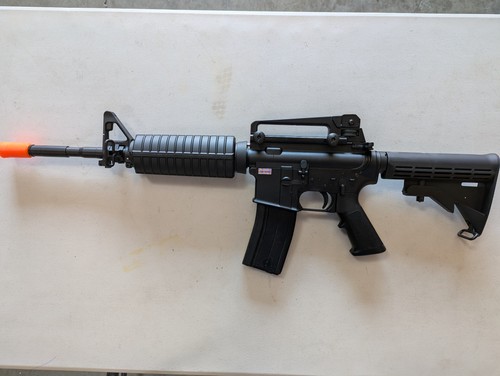 Used Airsoft Gun Full Auto Semi Green Gas Metal Gear Box JG F6604 Cheap
