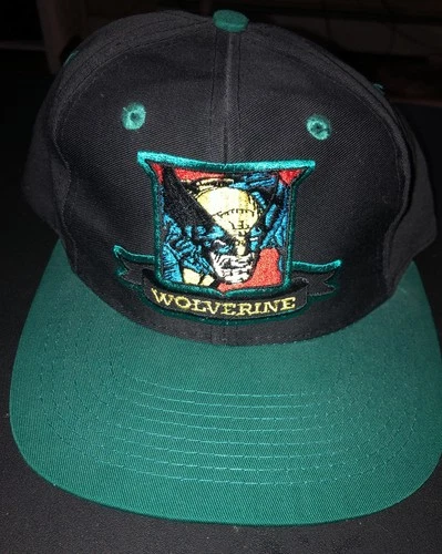 Vintage Wolverine X-Men Mutant Gear Snapback Hat Cap Marvel Comics 1993