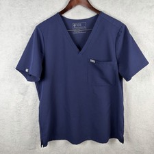Figs Catarina One-Pocket Scrub Top - Navy - Size XL