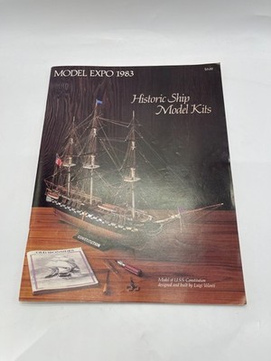 1983 Model Expo Modeler's Historic Ship Model Kits Catalog Kits & Parts Catalog