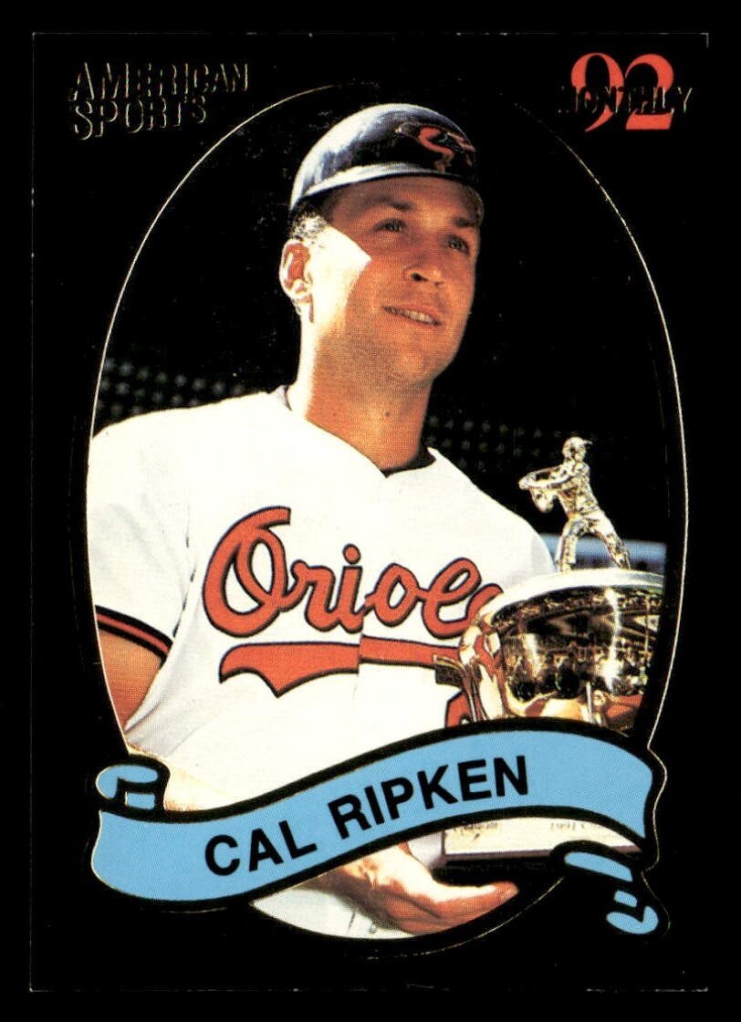 Cal Ripken Jr 1992 American Sports Monthly Card #46 Baltimore