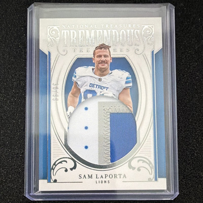 2025 Panini National Treasures Tremendous Treasures Sam LaPorta #TT-SLA /99