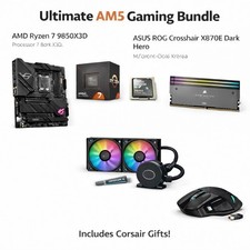 64 GB NON ECC UDIMM DDR5 6000+ Ryzen 7 9850X3D+ ASUS ROG Crosshair X870E+2gift