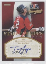 2013 USA Baseball Champions Stars & Stripes Signatures /875 Tim Lopes Auto 1p7