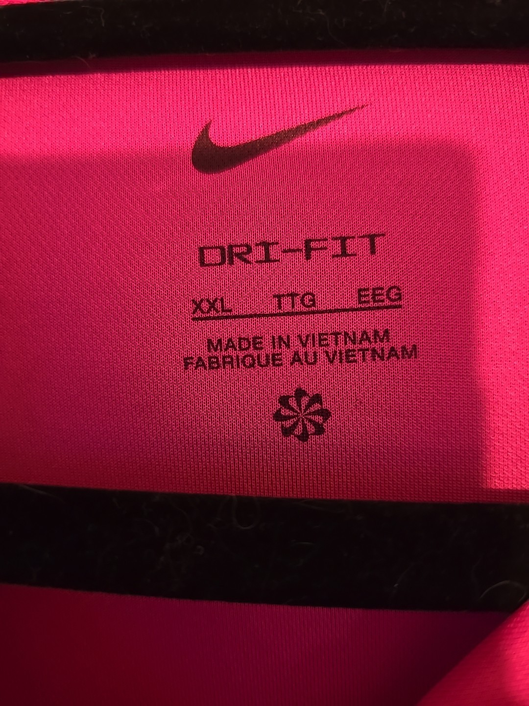 Womens Hot Pink Nike XXL Short Sleeve Polo Golf Shirt thumbnail 3