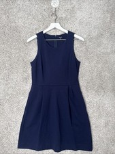Madewell Sleeveless Dress with Pockets Navy Blue - Small