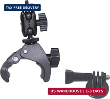 Super Clamp Motorcycle Handlebar Mount for Insta 360 X5 X4 X3 X2 with 1/4" Screw