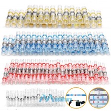 50/100PCS Solder Stick Waterproof Seal Sleeve Heat Shrink Butt Wire Connectors