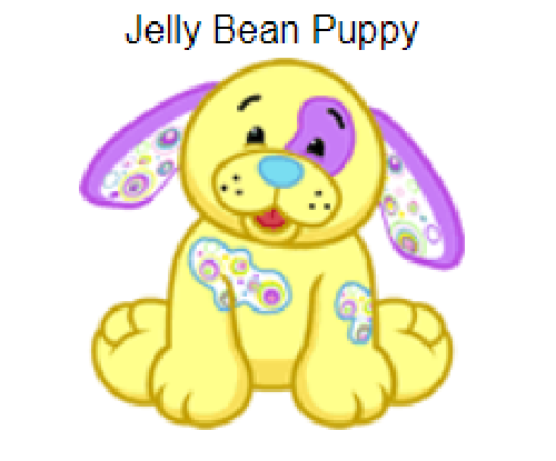 Webkinzsignature Webkinz Jelly Bean Puppy Jellycat Navy Bashful