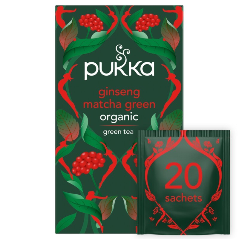 Pukka Herbs - Ginseng Matcha Green 20 Sachet - Image 2