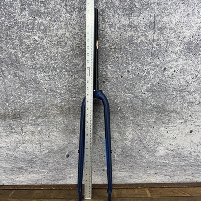 700c Fork 1 1/8 Threadless Caliper Disc Brake QR Blue Hybrid