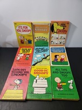 Snoopy Charlie Brown by Charles Schulz Lot of 9 VTG PEANUTS Paperbacks 