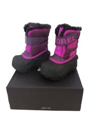NIB, Sorel Snow Commander Purple Dahlia Pink Kids Boots SZ 5