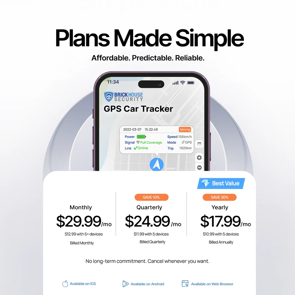 Rastreador GPS Brickhouse Security Spark Nano 7 para Vehículos - Mini Rastreador GPS para Coche Foto 2 de 4