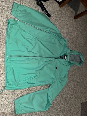 Womens Small Black dogs Vintage Rain Jacket 