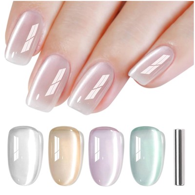 Nagellack Shining She UV Jelly Magnet CatEye, 4 Farben