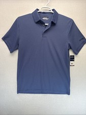 Ben Hogan Performance Golf Polo Blue Peacoat Shirt Men  s Size Small 34-36 NWT