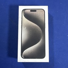 Apple iPhone 15 Pro Max Black Titanium 256GB EMPTY BOX ONLY A2849 MU663LL/A