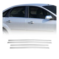Fensterleisten Zierleisten FüR Ford Focus 2004-2013 Matt Edelstahl Chrom 4Tlg
