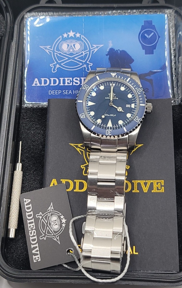 Addiesdive AD2068 Miyota 2115 Quartz Dive Watch. US Seller!!!!! | eBay