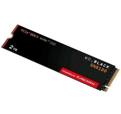 SanDisk Digital WD_BLACK SN8100 2TB NVMe M.2 PCIe 5.0 SSD 14900MB/s
