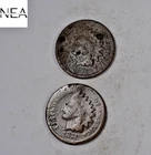 1874+1875 Indian Head Penny Cent Set/Lot ~ 2 Coins ~ ZIL91