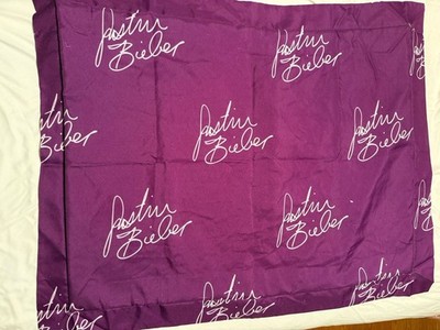 RARE VTG 2012 Justin Bieber Official Purple Script Signature
