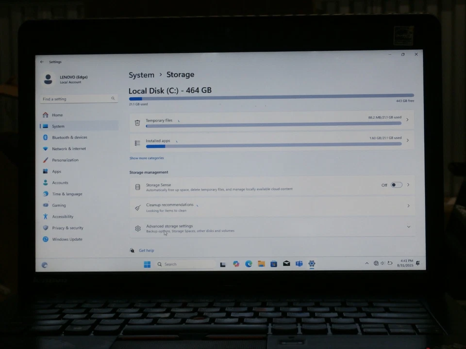 Lenovo ThinkPad E430 i5 3rd GN 14'' PANTALLA RAM 8GB, STORGE 500 HDD DEDO TÁCTIL Foto 3 de 4