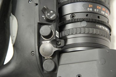 Fujinon XA17x7.6BERM M58B 7.6-130mm B4 Mount w/ 2x Extender
