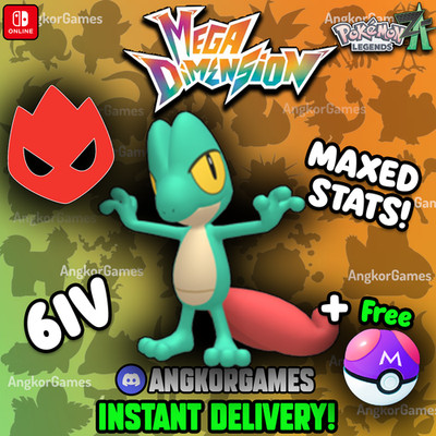   Shiny 6IV Treecko  ALPHA  Mega Dimension  Maxed EVs   Pokemon Legends ZA