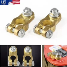 Car Brass Battery Terminal Connectors Clamps Top Post Battery Terminal Protector