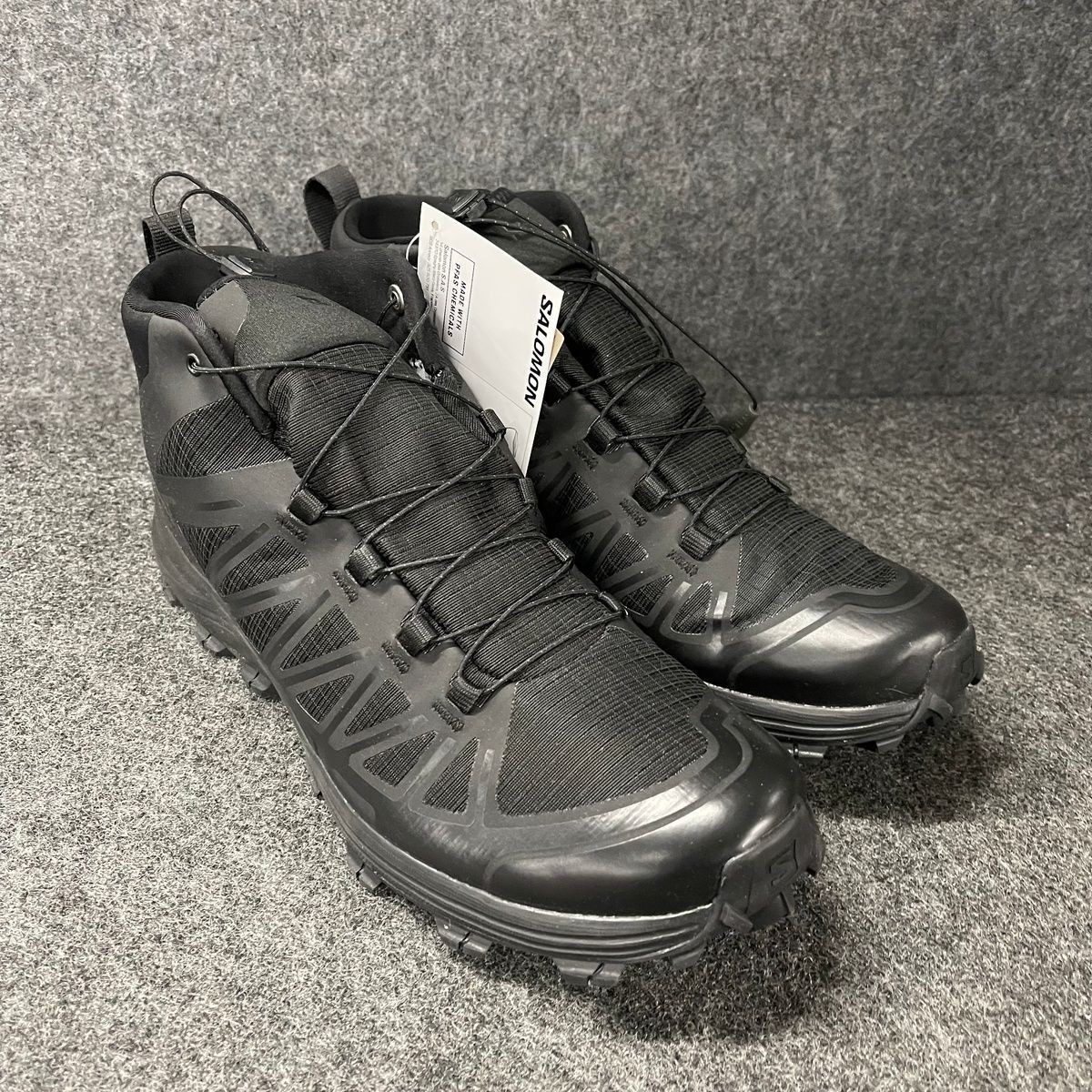Salomon Unisex Size M10 W11 Speed Assault 2 Sneaker Black Leather Quick Lace SALOMON Speed Assault 2 GTX Unisex Size US M10/W11 Black | eBay main image 2