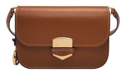 FOSSIL Lennox Flap Crossbody S Umhängetasche Schultertasche Tasche Brown braun