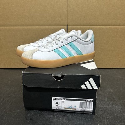 Adidas VL Court 3.0 CEFA ALUMINA GS JS2596 SIZE 5 BRAND NEW!!
